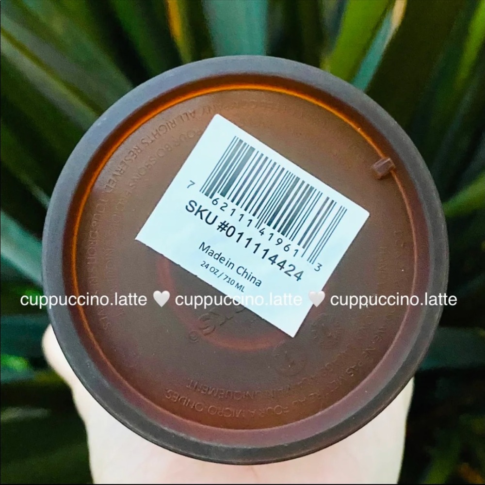 🤎NEW SET🤎Starbucks Pike Place Original Logo & Amber Siren Soft Touch Cups - Picture 7 of 16